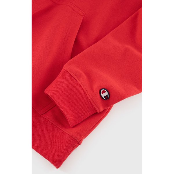 Bluza męska Embroidered Small Script Logo Legacy Champion - czerwona