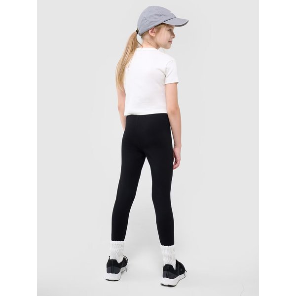 Legginsy dziewczęce TTIGF220 4F - czarny