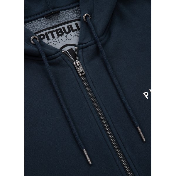 Bluza męska Lancaster Hooded Zip Pitbull West Coast - granatowa