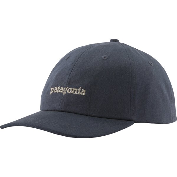 Czapka z daszkiem Graphic Trad Cap Patagonia - Text Logo: Smolder Blue