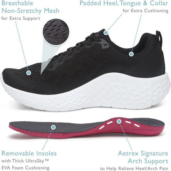 Buty protetyczne Danika Wm's Aetrex - White