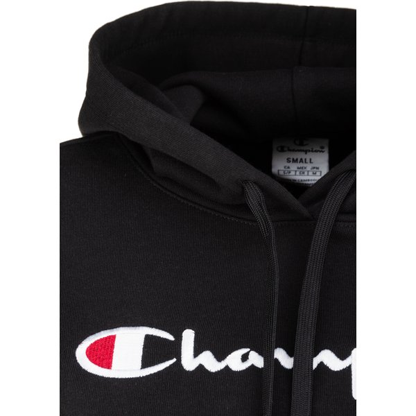 Bluza damska Embroidered Big Script Logo Hoodie Legacy Champion - czarna
