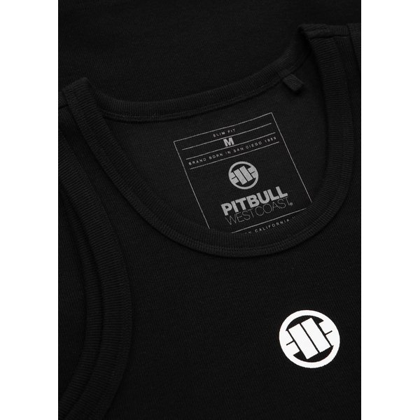 Bezrękawnik męski Small Logo Pitbull West Coast - czarny