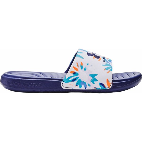 Klapki Ansa Graphic Under Armour - White / Sonar Blue