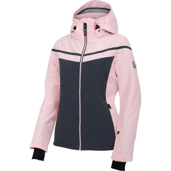 Kurtka narciarska damska Flurry Jacket Dare2B - Crystal rose/Ebony grey