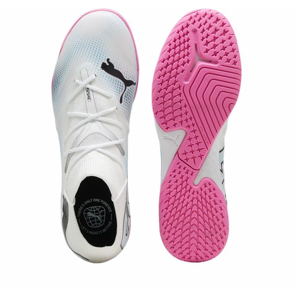 Buty piłkarskie, halowe Future 7 Match It Puma - White/Black