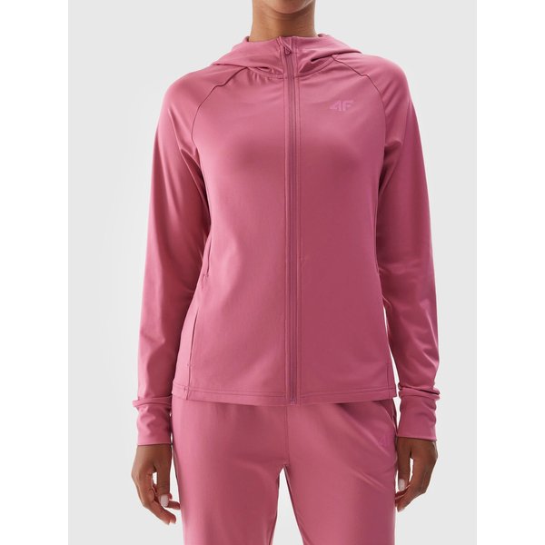 Bluza damska TFSWF406 4F - ciemny róż