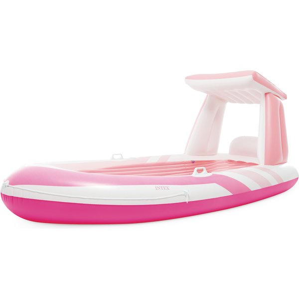 Materac do pływania z daszkiem 244x119x97cm Intex