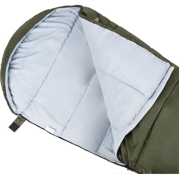 Śpiwór z kapturem Mumia Explorer, ciepły, całoroczny Outtec - zielony