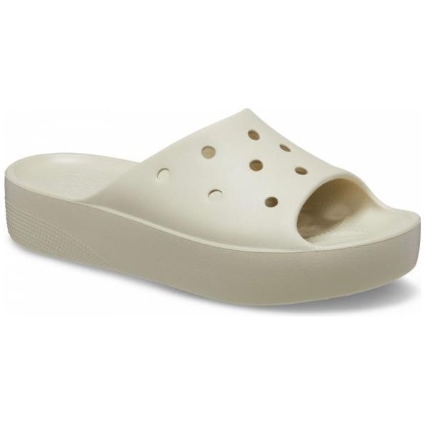 Klapki Classic Platform Slide Crocs - bone