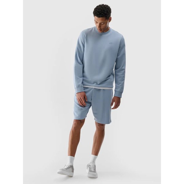 Bluza męska TSWSM1622 4F - jasny niebieski