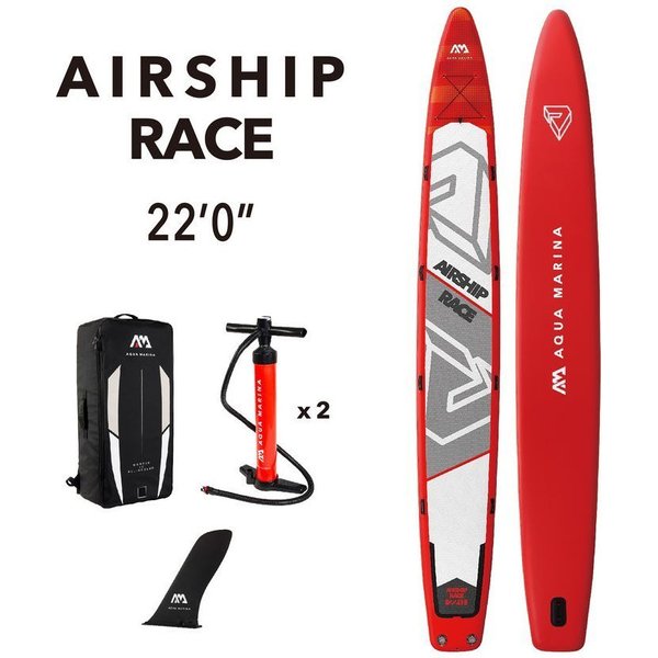 Deska pompowana SUP Airship Race 22' z akcesoriami Aqua Marina