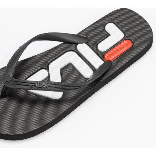 Klapki, japonki Troy Fila - black