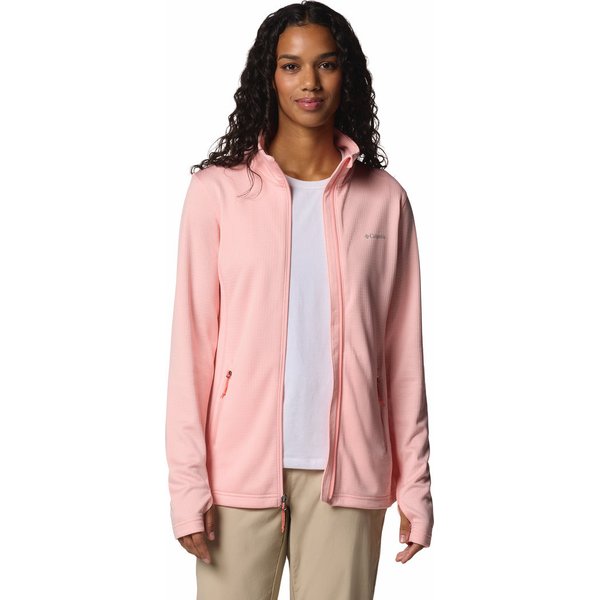 Polar damski Park View Grid Columbia - Pink Sand