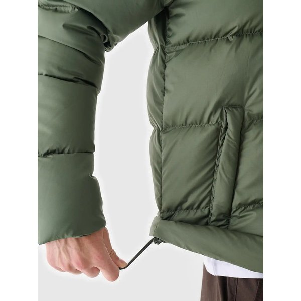 Kurtka puchowa męska TDJAM513 4F - oliwkowy
