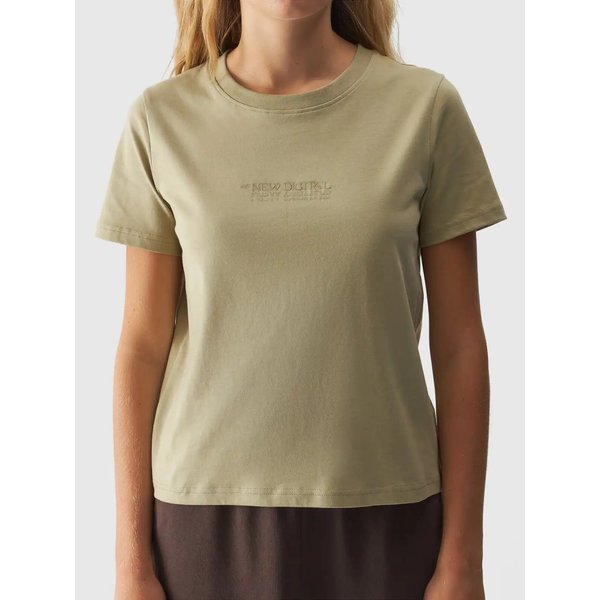Koszulka damska TTSHF1807 4F - oliwkowy