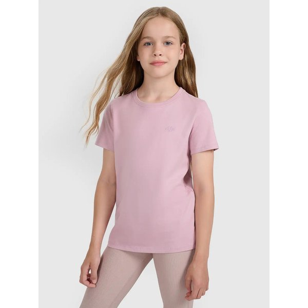 Koszulka dziewczęca TTSHF2397 4F - jasny róż