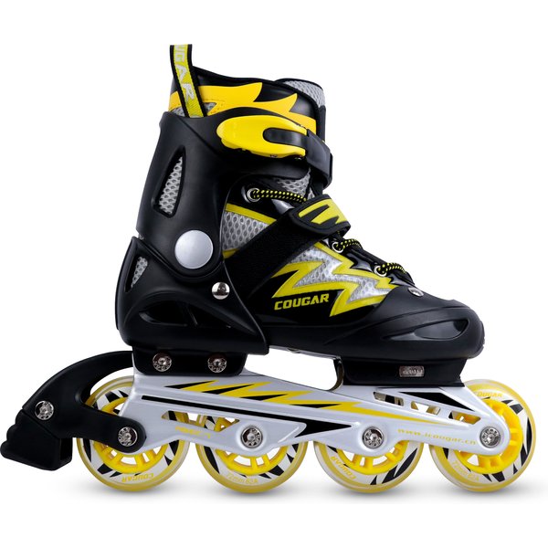 Rolki regulowane Lightning Xride - żółte/czarne