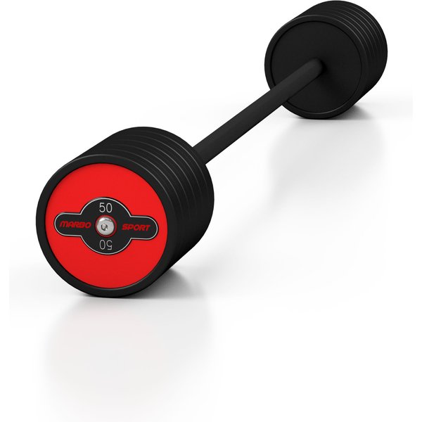 Sztanga gumowana prosta 50kg Marbo Sport