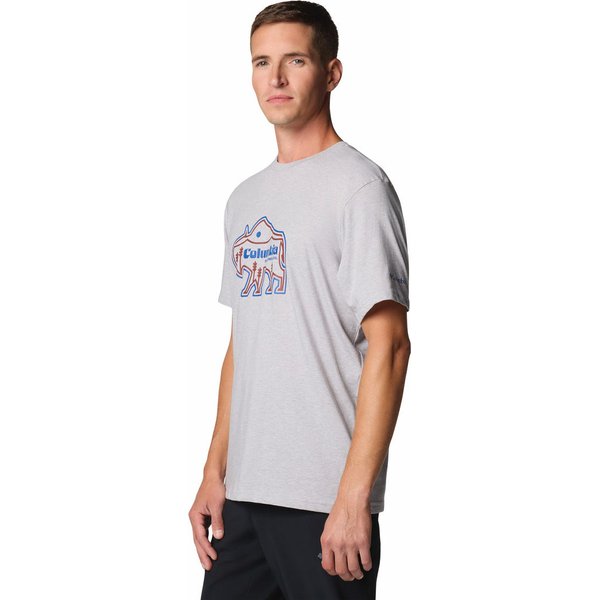 Koszulka męska Rockaway River Outdoor SS Columbia - Columbia Grey Heather