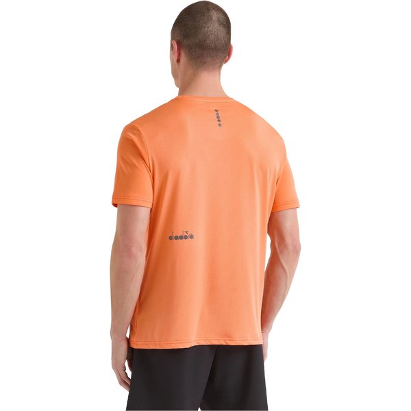 Koszulka męska SS Run Diadora - pomarańczowa