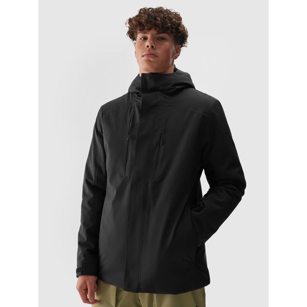 Kurtka narciarska męska TTJAM575 4F - głęboka czerń