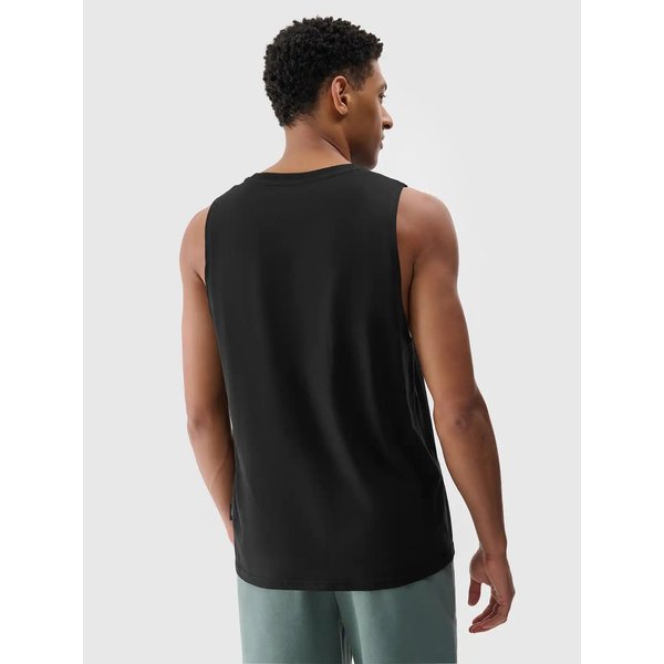 Bezrękawnik męski TSLEM212 4F - głęboka czerń