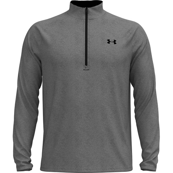 Bluza męska Tech 1/2 Zip Under Armour - Carbon Heather / Black