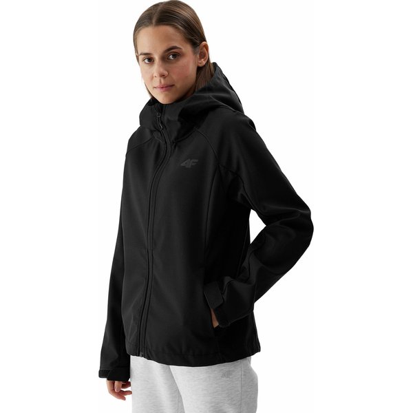 Softshell damski 4FWSS24TSOFF216 4F - głęboka czerń