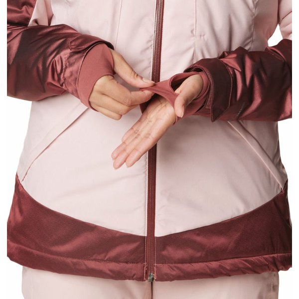 Kurtka narciarska damska Sweet Shredder II Insulated Columbia - Dusty Pink, Beetroot Sheen