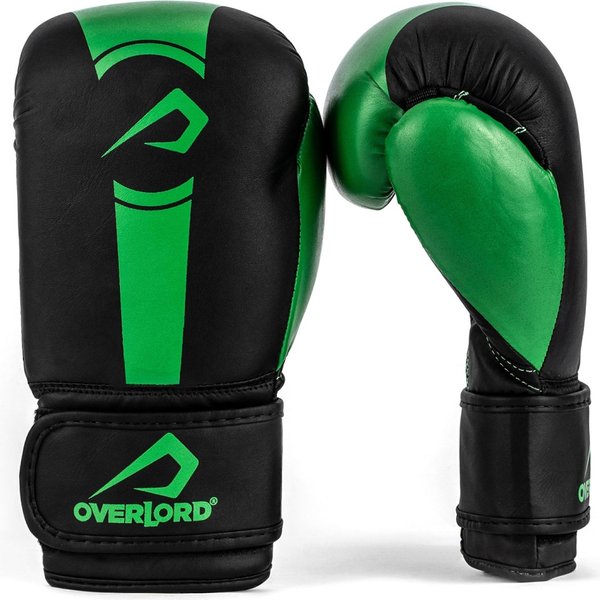 Rękawice bokserskie juniorskie Boxer Overlord - zielony