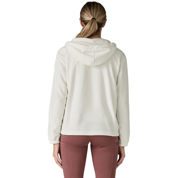 Polar damski Micro D Fleece Hoody Patagonia - Birch White