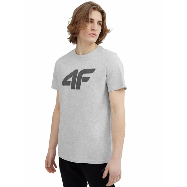 Koszulka męska 4FSS23TTSHM537 4F - szara
