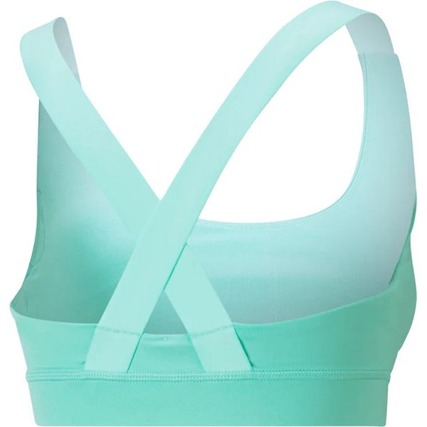 Biustonosz sportowy damski Mid Impact Fit Bra Puma - turkusowy