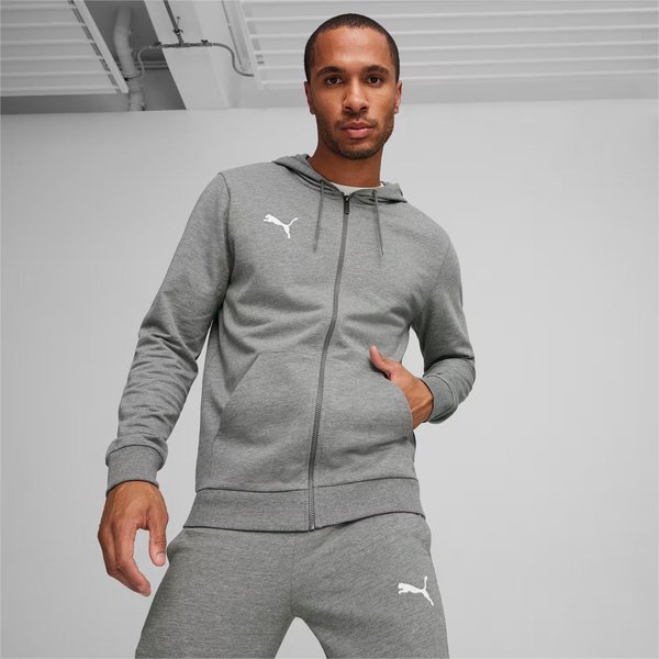 Bluza męska teamGoal Casuals Hooded Jacket Puma - szara