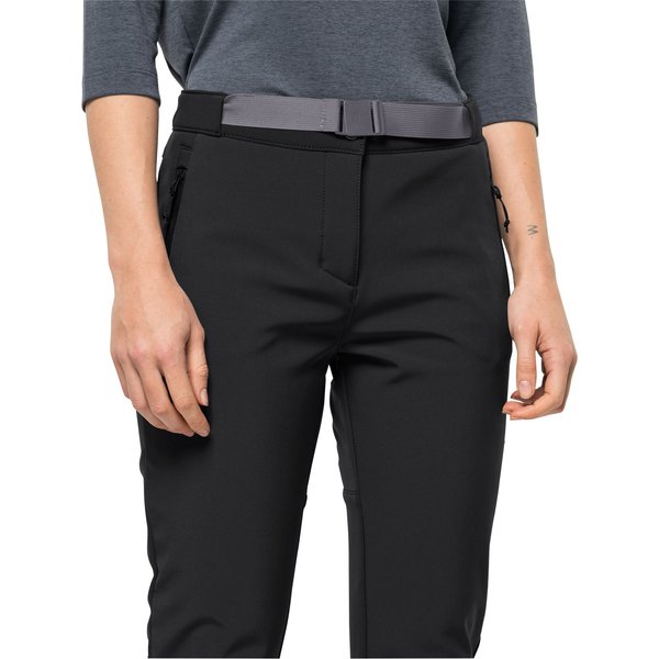 Spodnie trekkingowe damskie Stollberg Jack Wolfskin - black