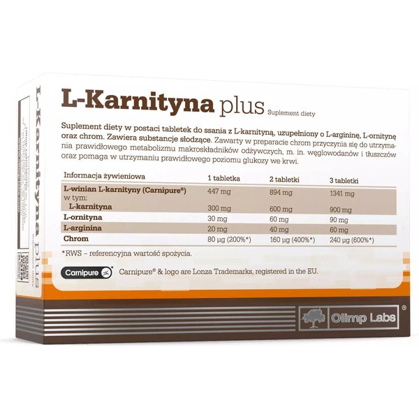 L-Karnityna Plus 80 kaps. Olimp