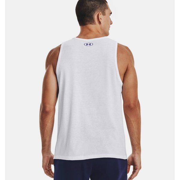 Bezrękawnik męski Sportstyle Logo Tank Under Armour - biała