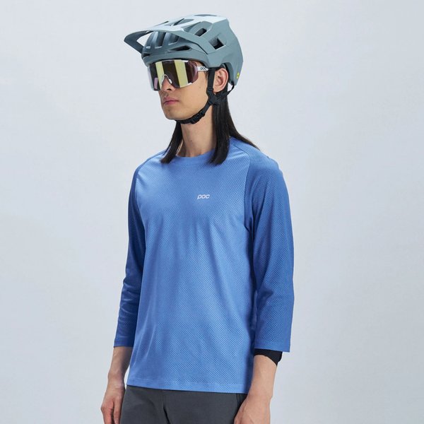 Longsleeve rowerowy męski Motion Air 3/4 Jersey POC - Bazzite Blue