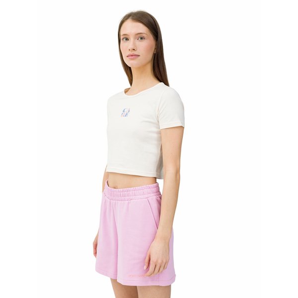 Koszulka damska 4FWSS24TTSHF1269 4F - kremowy