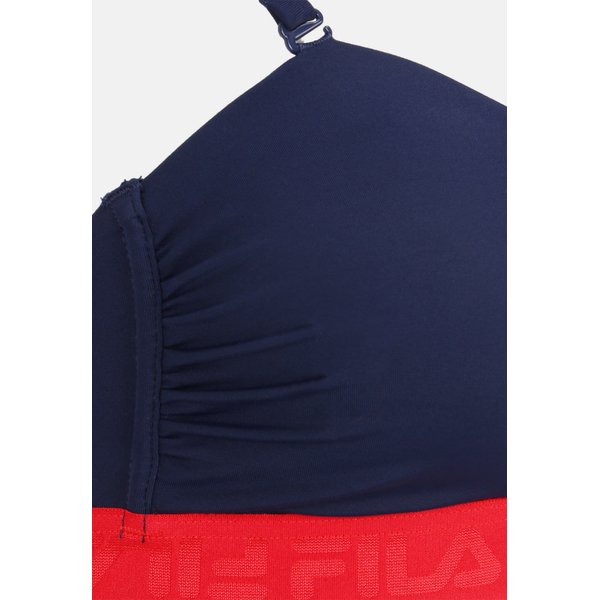 Strój kąpielowy damski Sanming Bandeau Bikini Fila - navy / red
