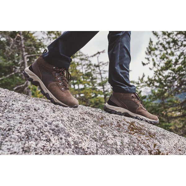 Buty trekkingowe Newton Ridge Plus II Suede Wp Columbia - Elk, Mountain Red