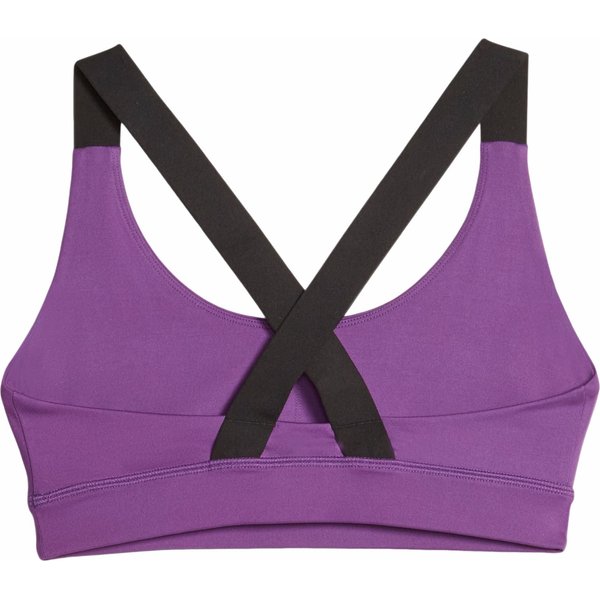 Biustonosz sportowy damski Mid Impact Fit Bra Puma - fioletowy