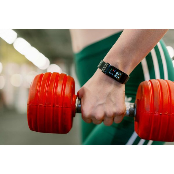Smartwatch Women Tina Garett - czarny stalowy