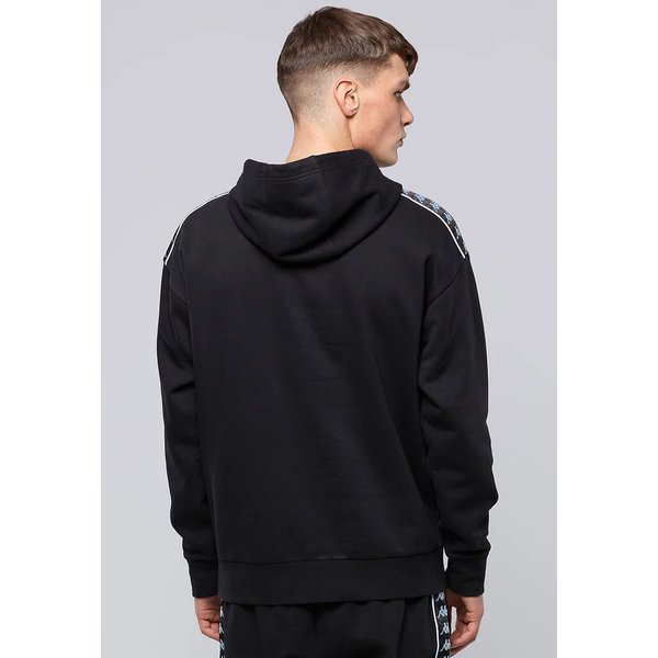 Bluza męska Short Logo Stripe Kappa - Caviar