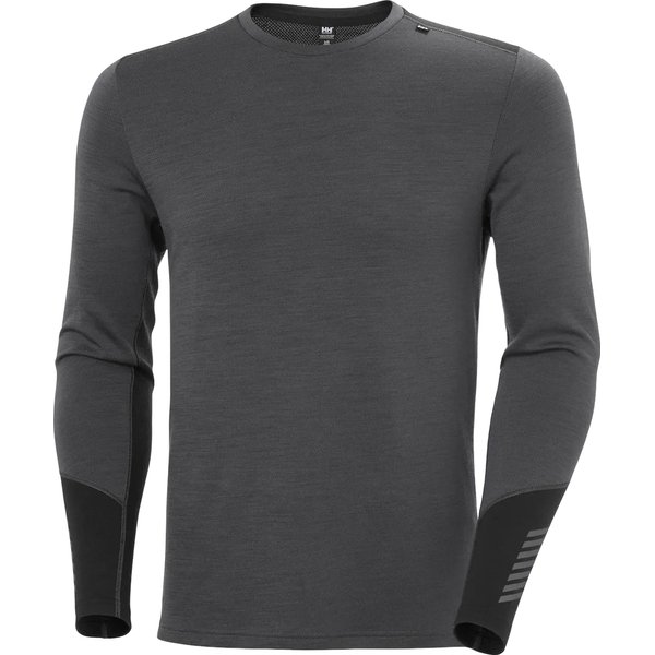 Bluza męska Lifa Merino Midweight Crew Helly Hansen - thunder grey
