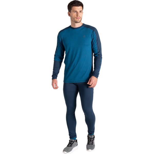 Bielizna termoaktywna męska Exchange IV Baselayer Set Dare2B - moonlight denim/kingfisher blue