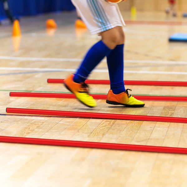 Laska gimnastyczna 80cm Gymtek - 80cm czerwona