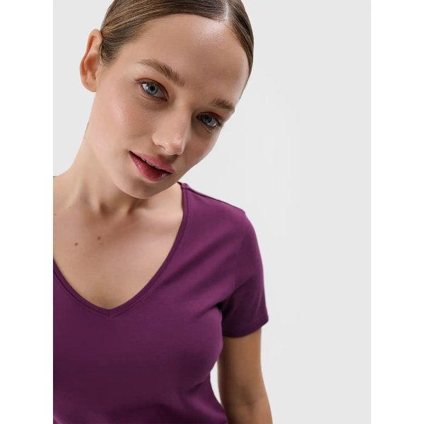 Koszulka damska TTSHF1990 4F - ciemny fiolet