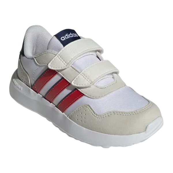 Buty Run 60S Jr Adidas - Cloud White/Collegiate Red/Dark Blue